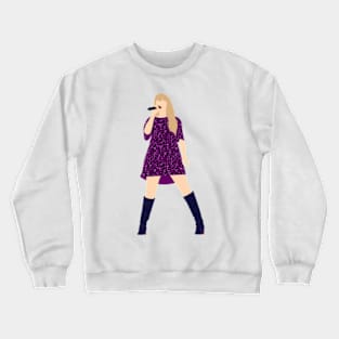 Anti-Hero Midnights Eras Dark Purple Orchid T-Shirt Dress Crewneck Sweatshirt